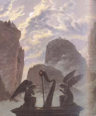 Carl Gustav Carus details Memorial Monument to Goethe (mk10) china oil painting image